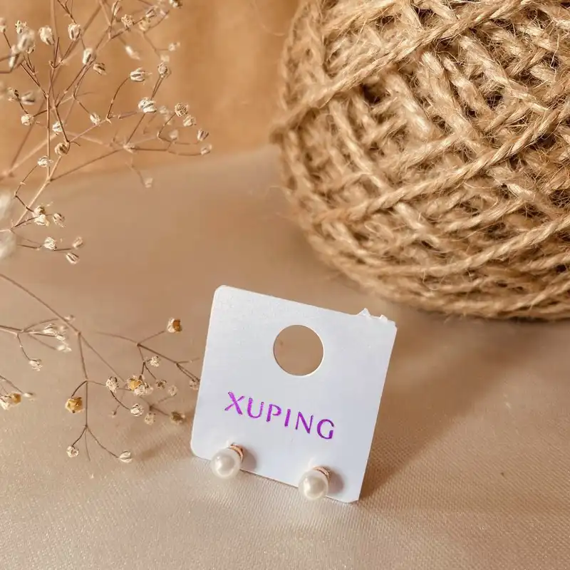 گوشواره زنانه ژوپینگ مدل مرواریدی