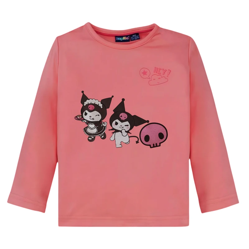 تی شرت آستین بلند دخترانه لوپیلو مدل Kuromi11
