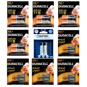 باتری قلمی و نیم قلمی دوراسل مدل Duralock بسته 16 عددی به همراه باتری قلمی می مدل LR6