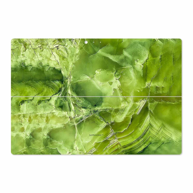 برچسب پوششی ماهوت مدل Green Crystal Marble مناسب برای تبلت مایکروسافت Surface Pro 3 2014