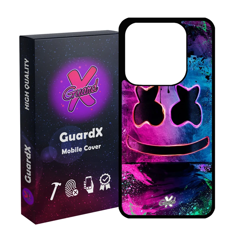 کاور گارد ایکس طرح Marshmello مدل 10028 مناسب برای گوشی موبایل شیائومی Redmi Note 14 4G