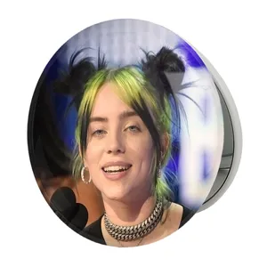 آینه جیبی خندالو طرح بیلی آیلیش Billie Eilish مدل تاشو کد 19151 