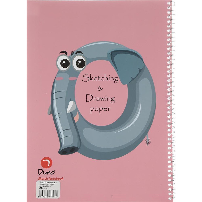 دفتر نقاشی 40 برگ دونو مدل فیلی