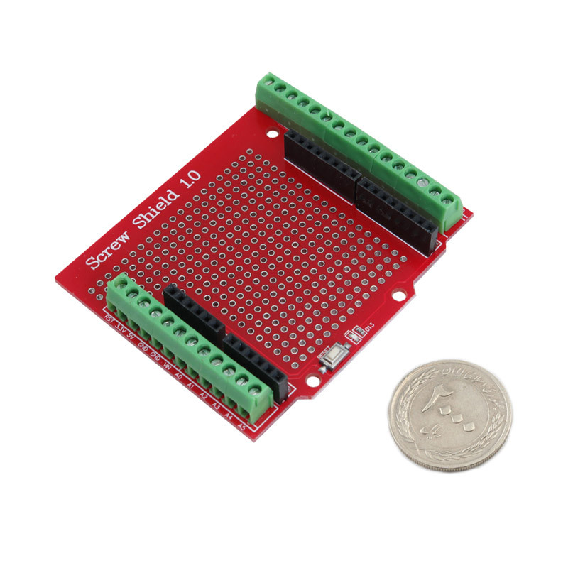 شیلد پروتوتایپ آردوینو مدل Screw-Shield شیلد پروتوتایپ آردوینو مدل Screw-Shield