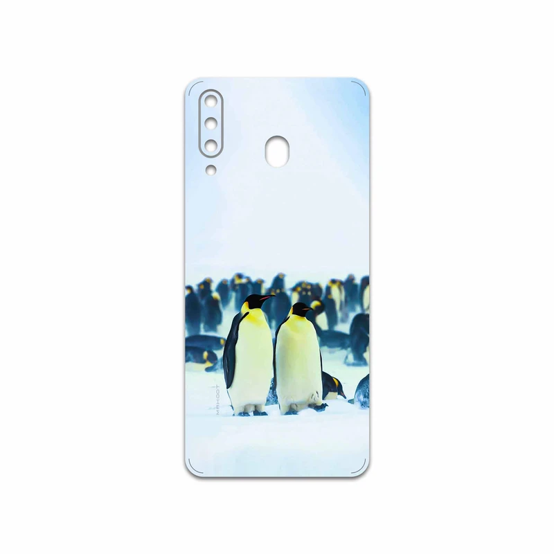 برچسب پوششی ماهوت مدل Penguin مناسب برای گوشی موبایل سامسونگ Galaxy M30