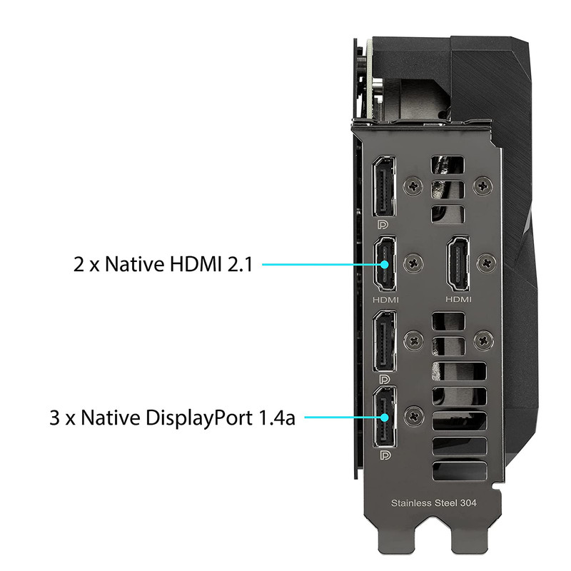کارت گرافیک ایسوس مدل  DUAL-RTX3060TI-O8G-GAMING-V2 1