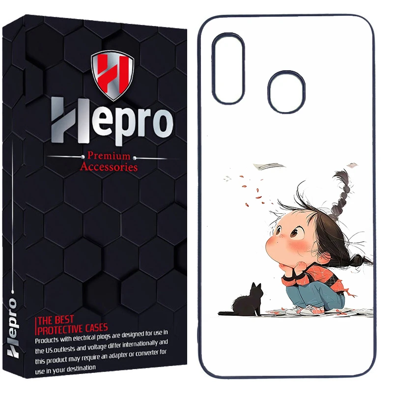 کاور هپرو طرح دختر ملوس کد Dimo-965 مناسب برای گوشی موبایل سامسونگ Galaxy A20/A30