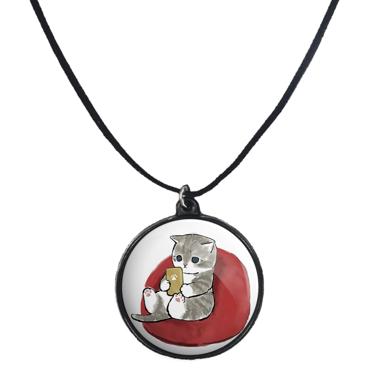 گردنبند پرمانه طرح حیوانات کیوت کد pmb.21565 مدل دو طرفه