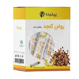 روغن کنجد تصفیه شده پپتینا بسته 15 عددی