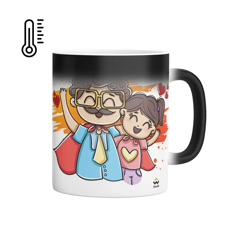 ماگ حرارتی شادیت طرح روز دختر کد 023