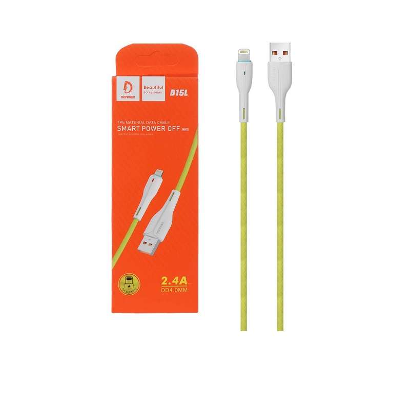 کابل تبدیل USB به لایتنینگ دنمن مدل D15L طول 1 متر