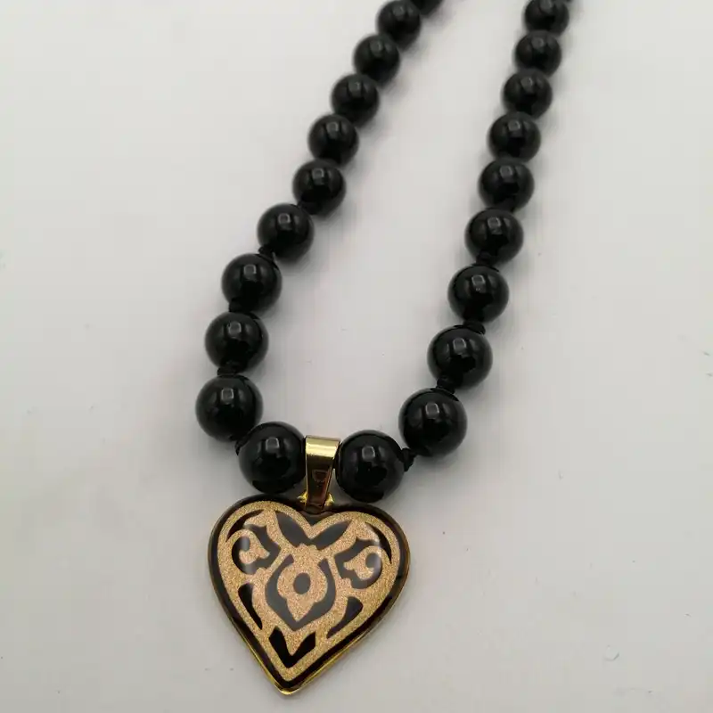 ست زنانه زرین هنر ایران مدل قلب اسلیمی