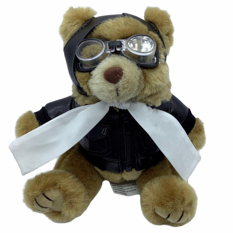 عروسک طرح خرس خلبان مدل Pilot Teddy کد SZ4/254 طول 17 سانتی متر