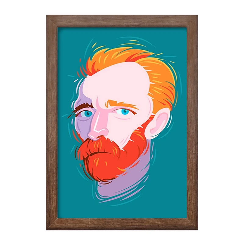 تابلو خندالو طرح ونسان ونگوگ کد 25455