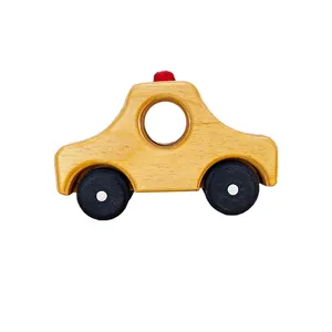 اسباب بازی چوبی مدل ماشین پلیس