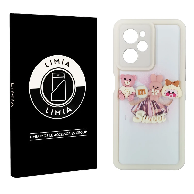 کاور لیمیا مدل فانتزی لنزدار ژله ای طرح عروسکی برجسته مناسب برای گوشی موبایل شیائومی Redmi Poco X5 Pro