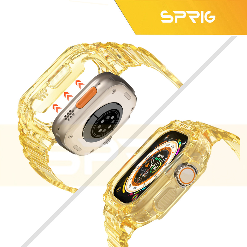 بند اسپریگ مدل CLR Resist G-Shock مناسب برای اپل واچ اپل واچ سری 4/5/6/Se سایز 40 میلی متری