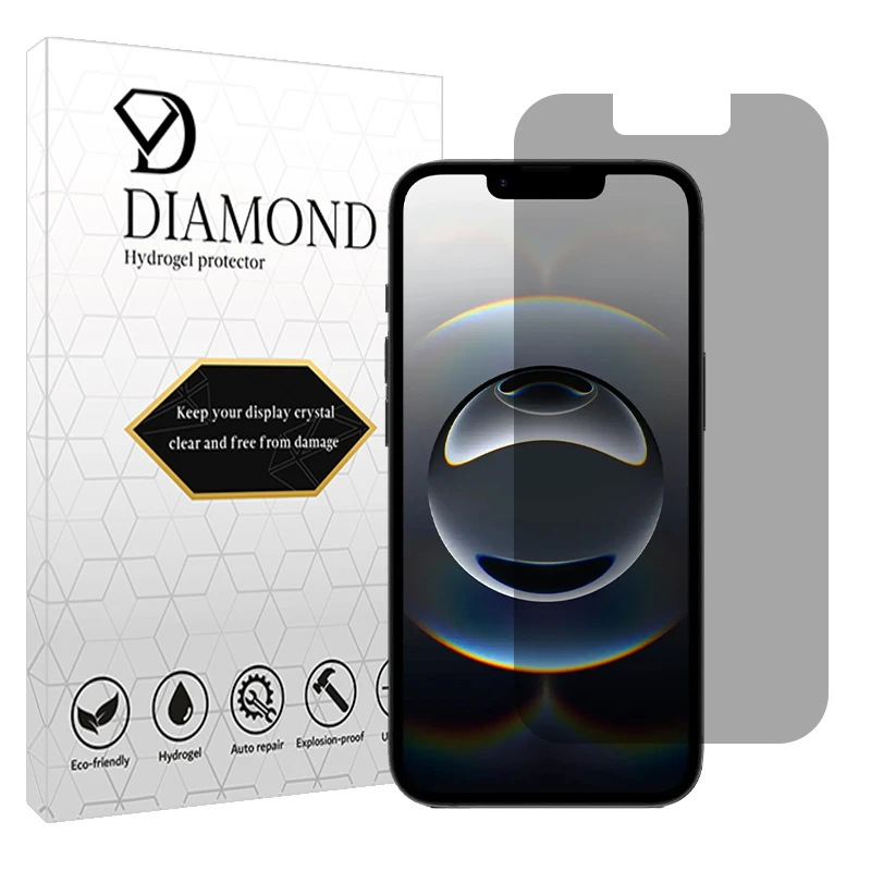 محافظ صفحه نمایش حریم شخصی دیاموند مدل Tough مناسب برای گوشی موبایل اپل iPhone 16e