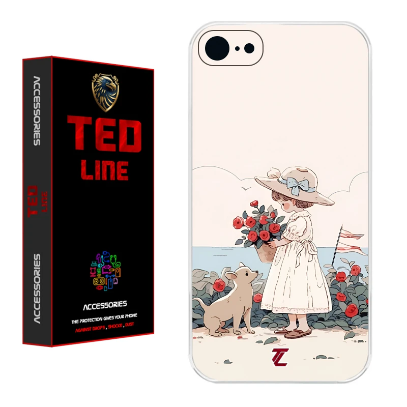 کاور تدلاین طرح دختر کد 1208 مناسب برای گوشی موبایل اپل Iphone 7 / 8 / SE 2020