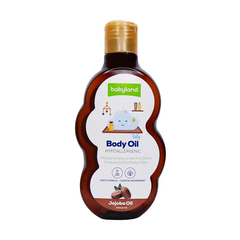روغن ماساژ کودک بیبی لند مدل seasame oil حجم 200 میلی لیتر 