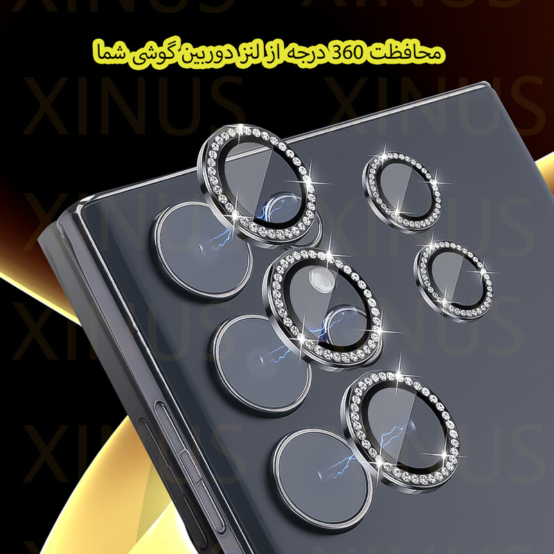 محافظ لنز دوربین ژینوس مدل RINX مناسب برای گوشی موبایل سامسونگ Galaxy A56