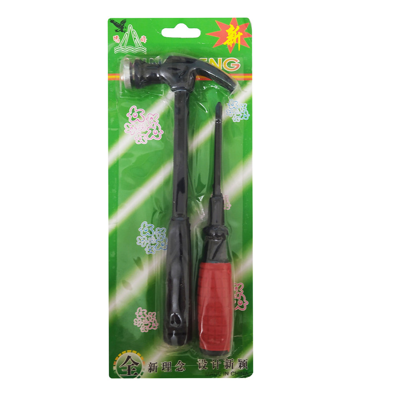 چکش کد 9 وزن 100 گرم به همراه پیچ گوشتی