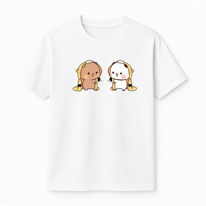 تی‌شرت آستین کوتاه پسرانه مدل خرس های بامزه کد v31 