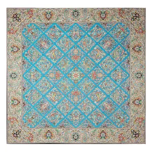 رومیزی ترمه رضایی یزد طرح سلطنتی کد 2106110402000