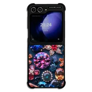 AKAM AMC-WSGZFLIP5-JWELERY-10 Cover For Samsung Galaxy Z Flip 5