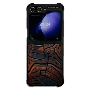 AKAM AMC-WSGZFLIP5-WOOD-17 Cover For Samsung Galaxy Z Flip 5