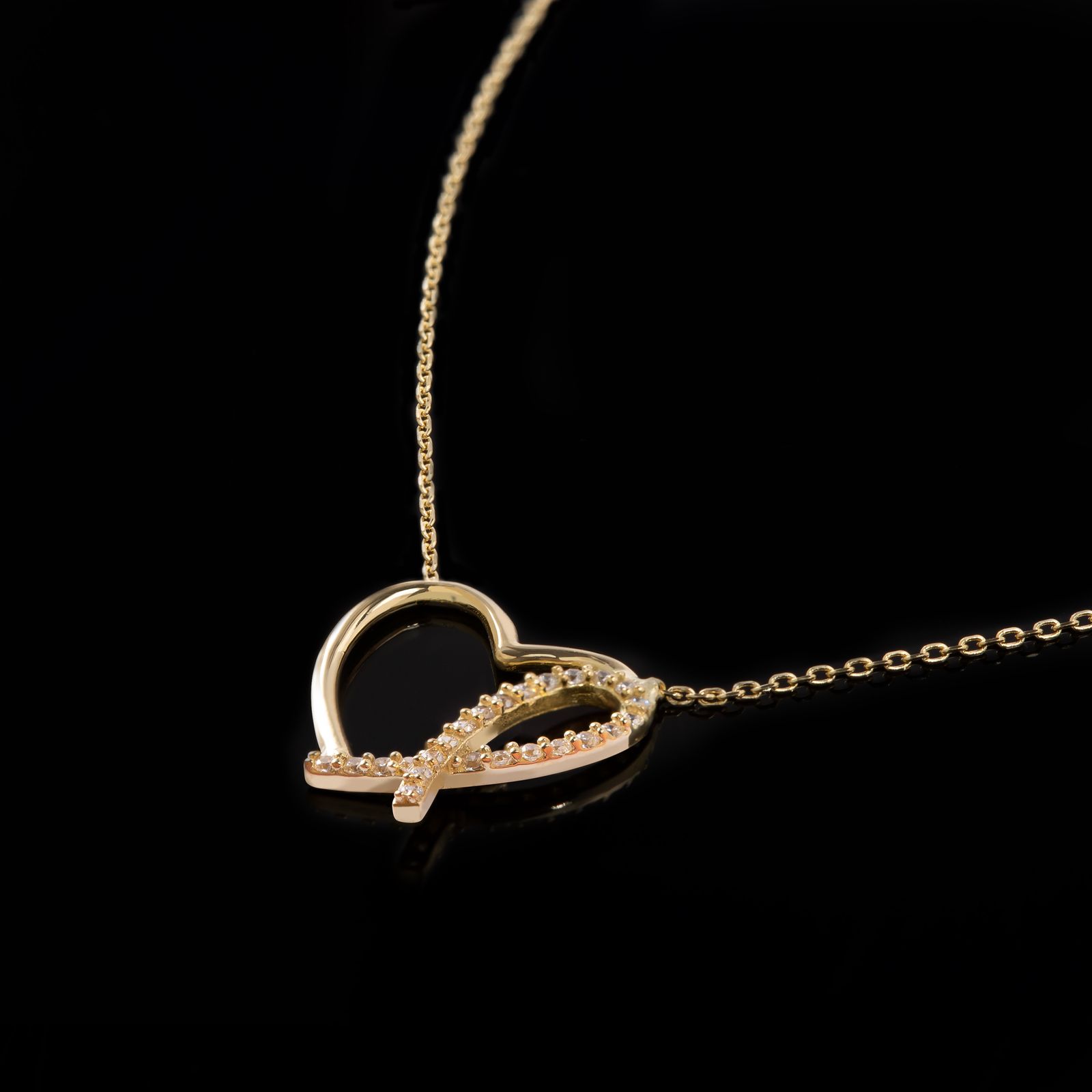 گردنبند طلا 18 عیار زنانه جواهری سون مدل 3191 -  - 2