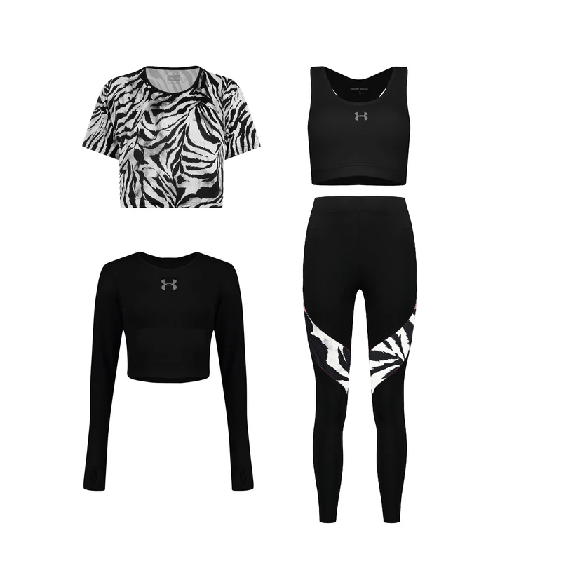 ست چهار تکه لباس ورزشی زنانه مدل 1801-1401-56-63