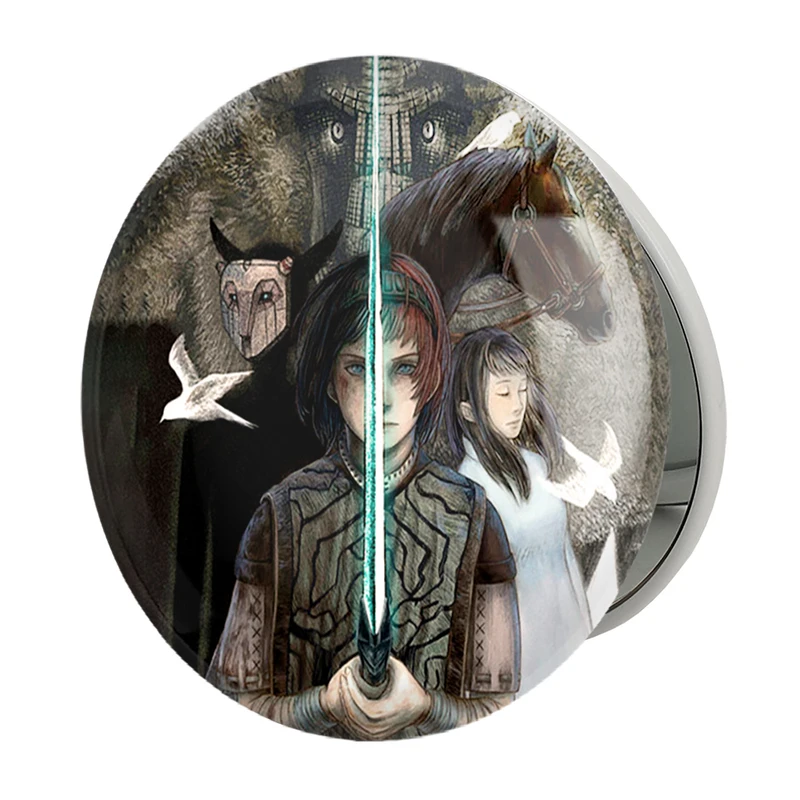 آینه جیبی خندالو طرح بازی سایه کلوسوس مدل تاشو کد 35704