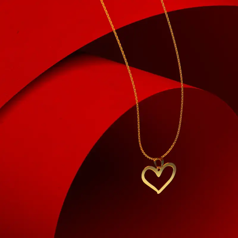 گردنبند طلا 18 عیار زنانه مدوپد مدل اشک کد CA10741