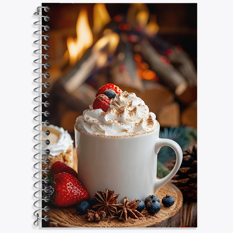 دفتر لغت 50 برگ خندالو طرح فنجان قهوه کد F5919