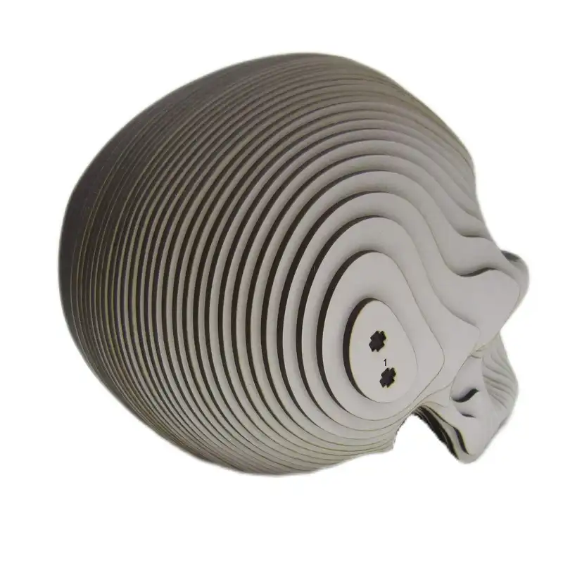 مجسمه چوبی مدل سر اسکلت