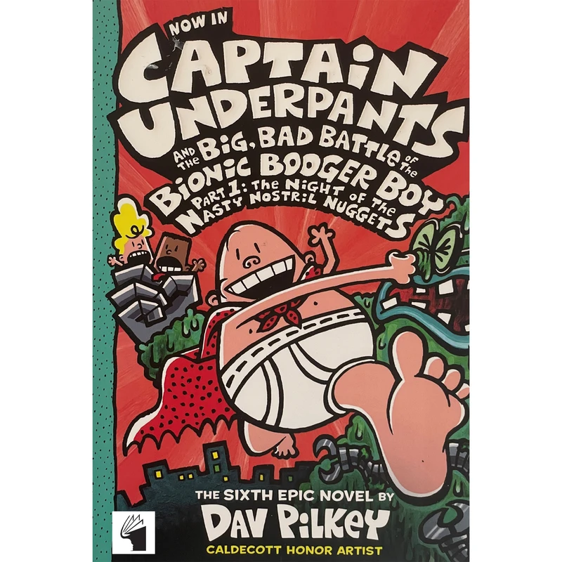 کتاب 6 Captain Underpants اثر Dav Pilkey انتشارات معیار علم