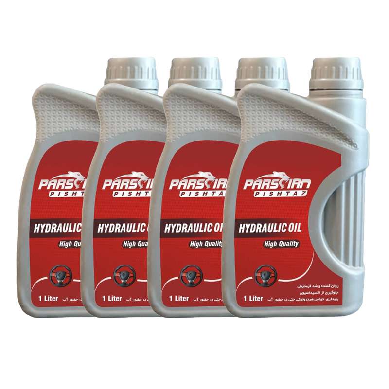 روغن هیدرولیک پارسیان پیشتاز مدل economic HL10 حجم یک لیتر بسته 4 عددی