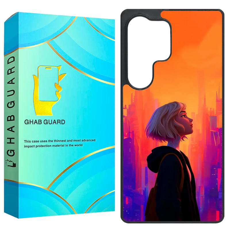 کاور قاب گارد طرح دختر مدل GS25U مناسب برای گوشی موبایل سامسونگ Galaxy S25 Ultra 