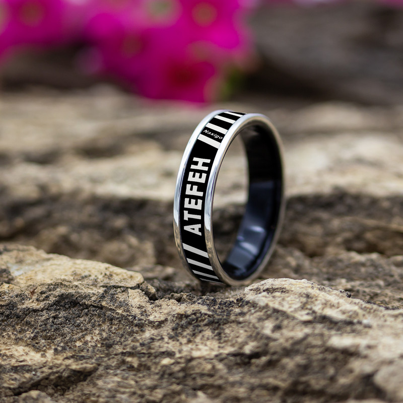 انگشتر ناکسیگو مدل شب تاب طرح عاطفه کد RB15732