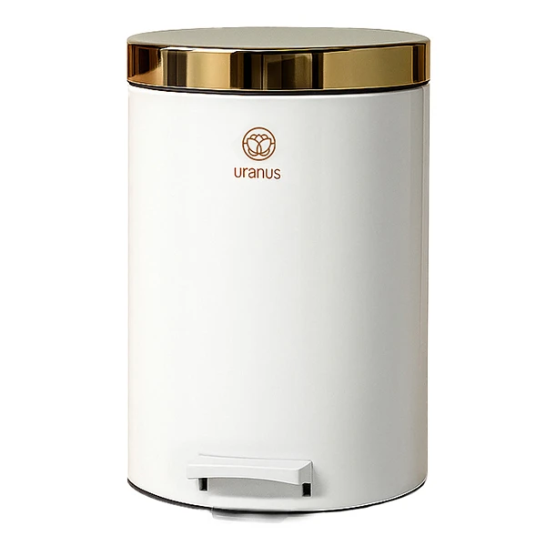 سطل زباله پدالی اورانوس مدل گرد گنجایش 12 لیتر