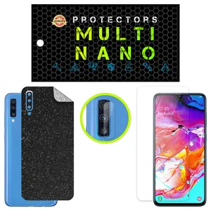 Multi Nano X-SLFG Screen Protector For Samsung Galaxy A70 with lens protector and back skin