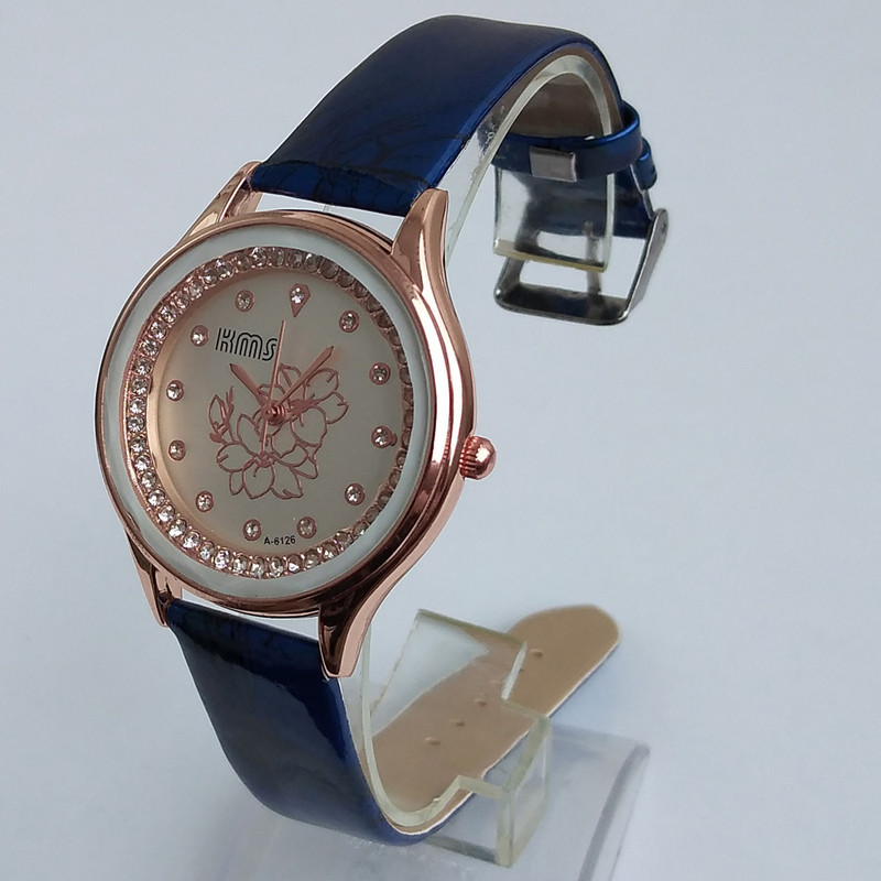 ساعت مچی عقربه ای دخترانه مدل گلدار فانتزی کد 250