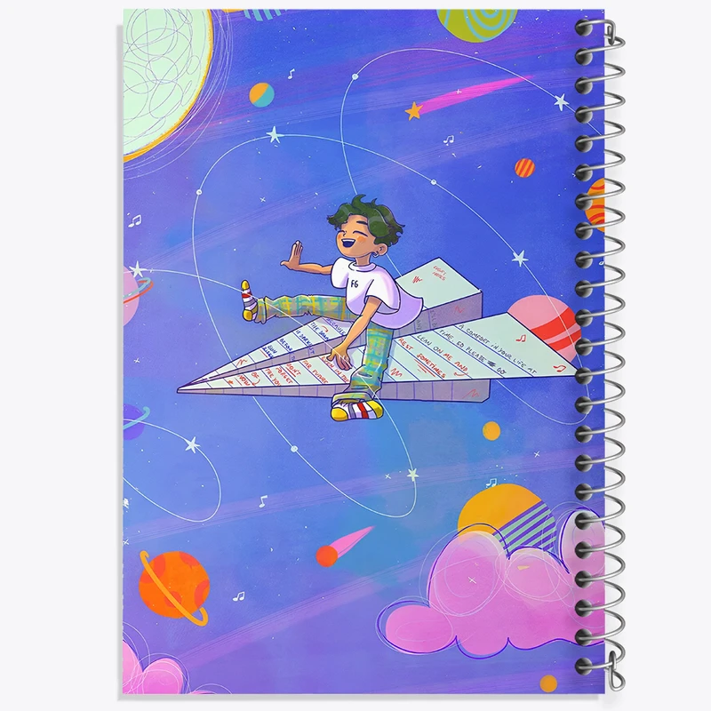 دفتر مشق 100 برگ خندالو طرح پسرانه کد N4809