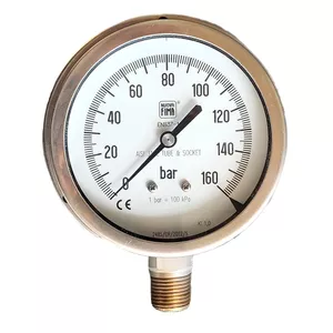 گیج فشار نووا فیما مدل 160bar-10cm-bf