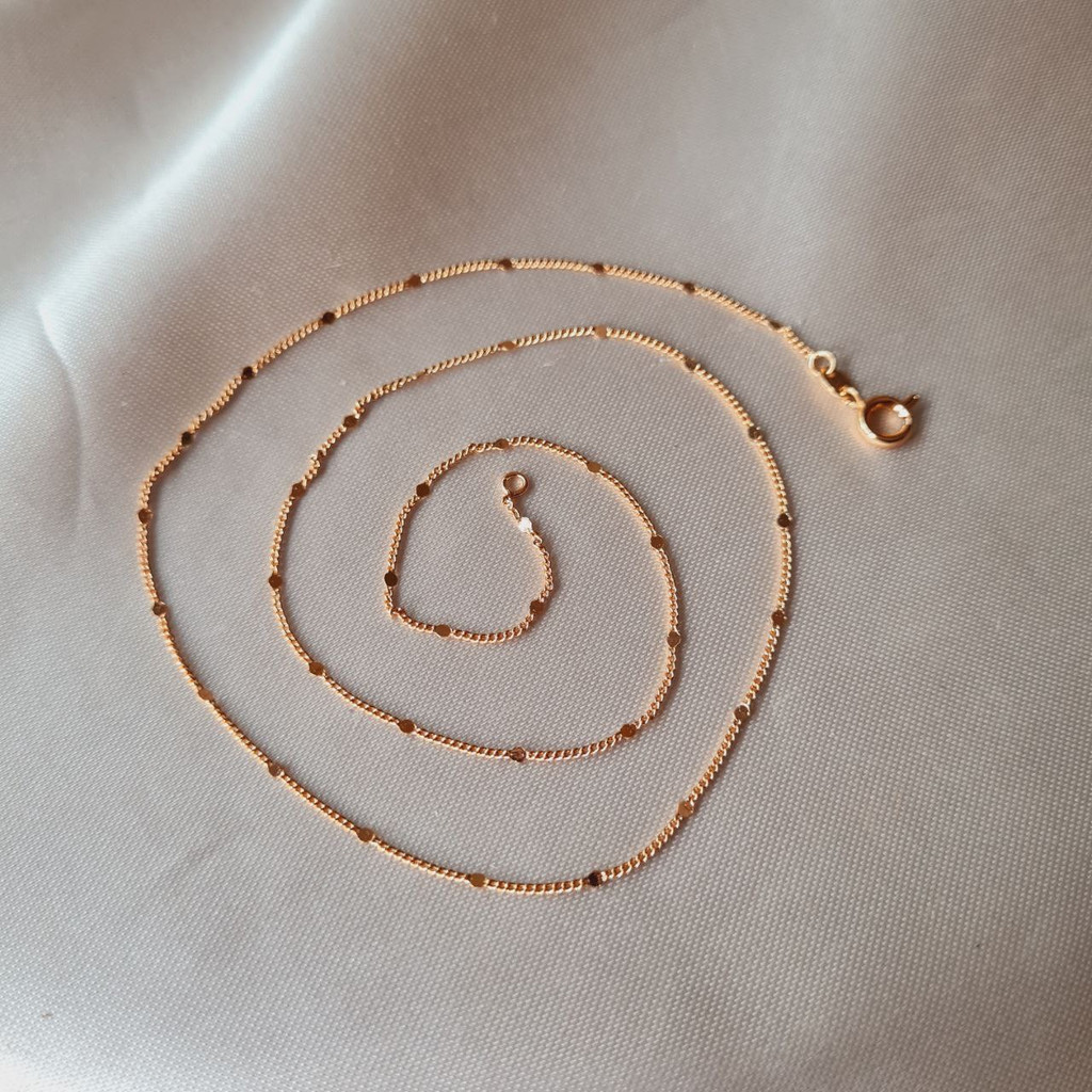 زنجیر زنانه ژوپینگ مدل توپی مینیمال کد 910