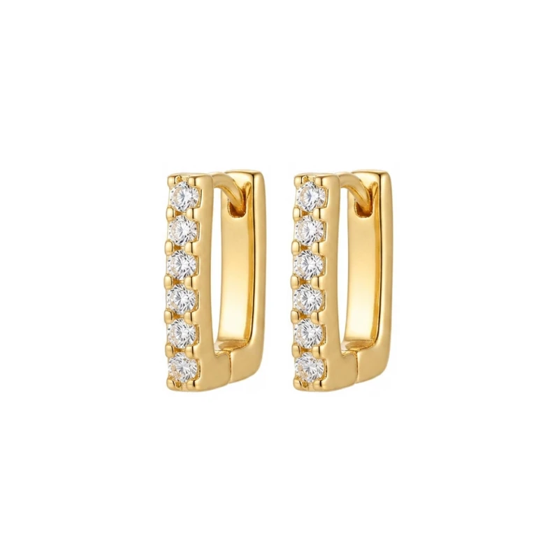 گوشواره حلقه‌ای زنانه ژوپینگ مدل E107B