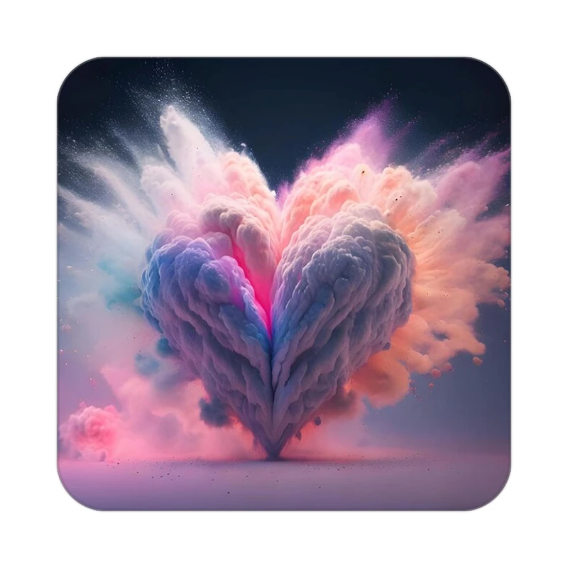 زیر لیوانی کاکتی مدل عاشقانه کد mp12243