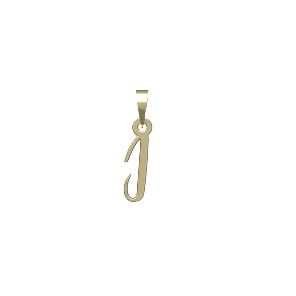 آویز گردنبند طلا 18 عیار زنانه مدوپد مدل حرف i کد PA1-10953 -  - 2