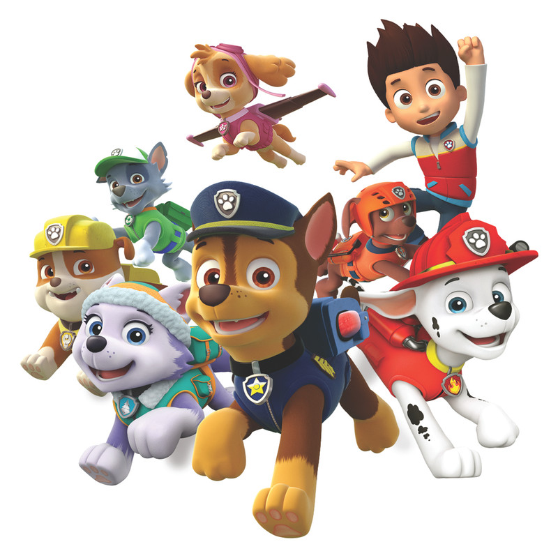 استیکر دیواری کودک مدل سگهای نگهبان